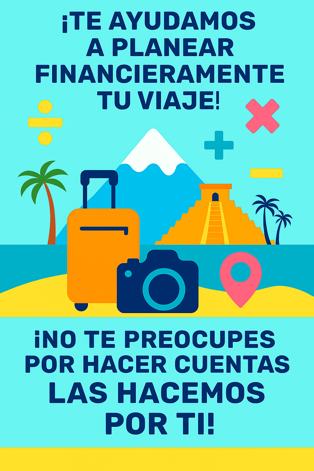 Calcula cuanto tiempo necesitas para pagar tu viaje!